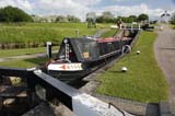 Oliver descending the Foxton locks